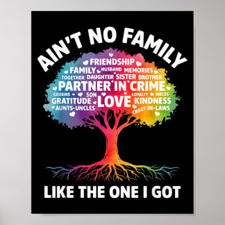 Poster Não é família como aquela que tem família combinan