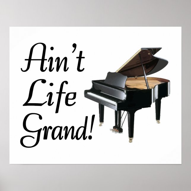 Pôster Não é o Grande Piano da Vida (Frente)
