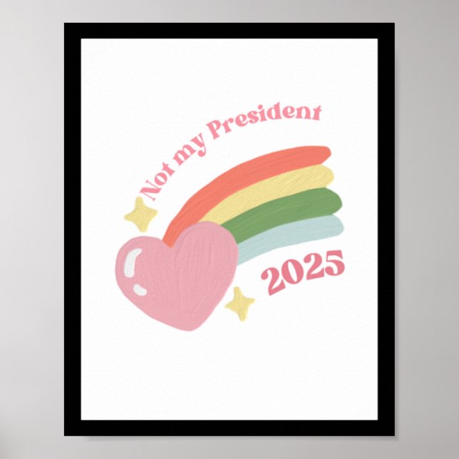 Poster Não é o meu Presidente 2025 1 (Frente)