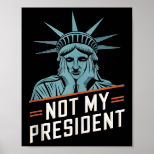 Poster Não É O Meu Presidente Impedidor Que Resistiu Ao A
