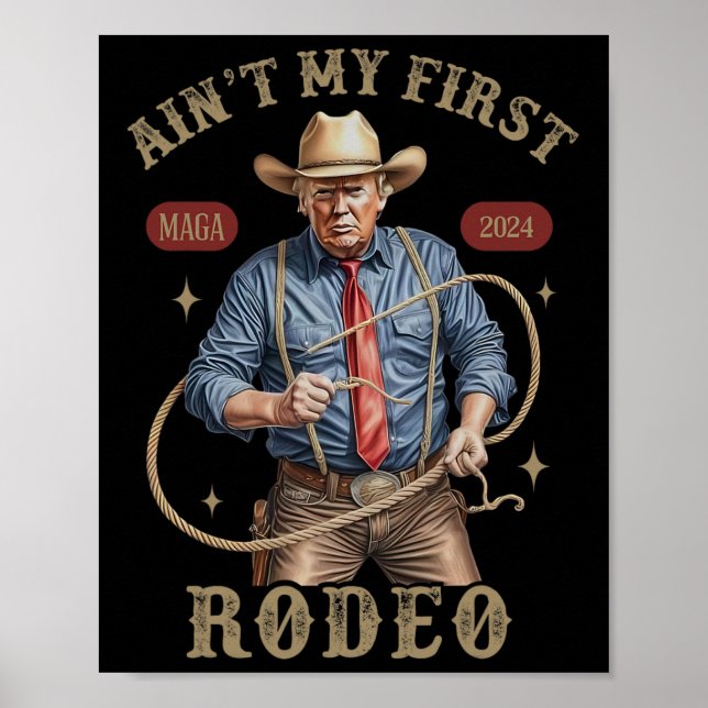 Poster Não é o meu primeiro Rodeio Oeste, o Cowboy Engraç (Frente)