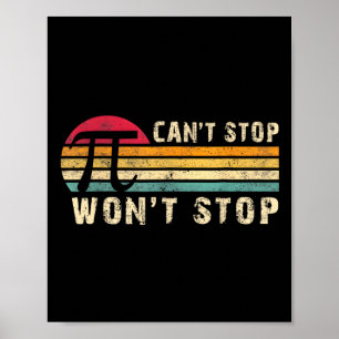 Poster Não É Possível Parar Pi Wont Interromper Pi Day Vi