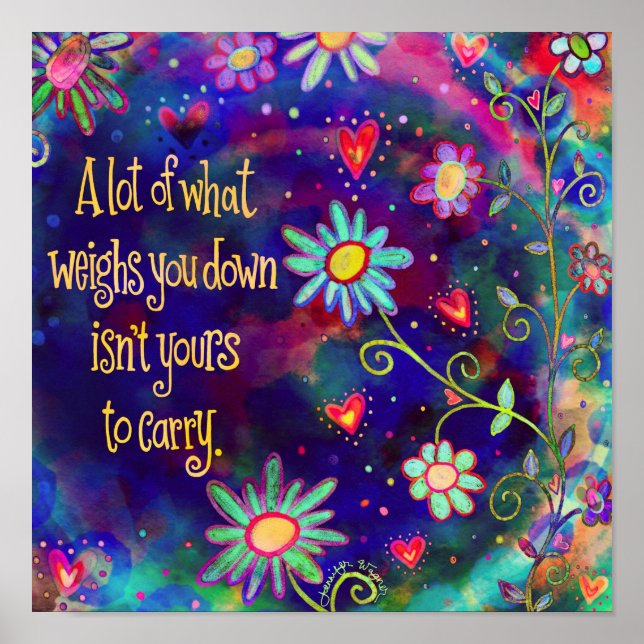 Poster Não é seu Carregar (Frente)