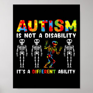 Poster Não é uma deficiência, habilidade diferente Esquel