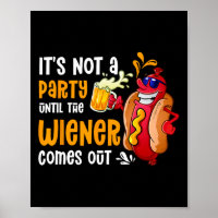 Não é uma festa até um Weiner sair bêbado