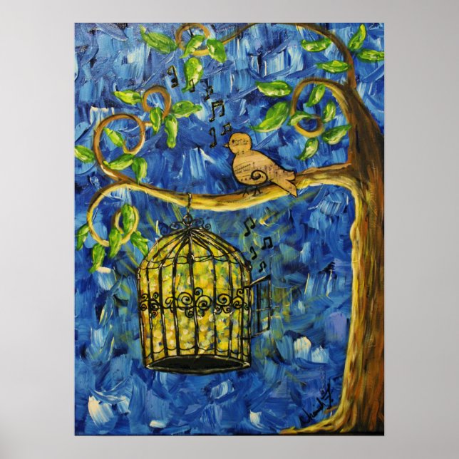 Poster não enjaulado (Frente)