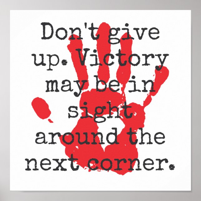 Poster Não entre na minha frente - citações inspiradoras (Frente)