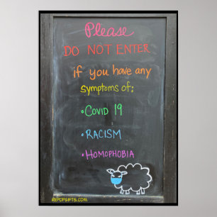 Poster não entre se tiver sinais de...pôster