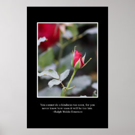 Pôster Não espere muito para fazer gentileza