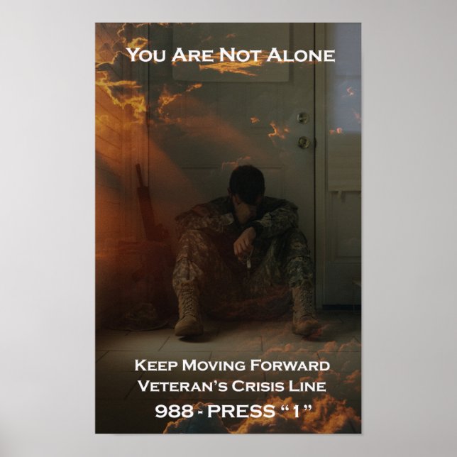 Poster Não Está Sozinho  (Frente)