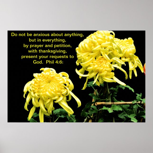 Poster Não esteja ansioso (Frente)