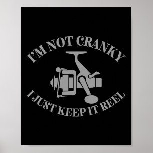 Poster Não Estou Irritado Eu Só Mantenho Isso Reel Engraç