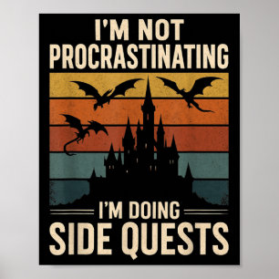 Poster Não estou procrastinando, estou fazendo o relatóri