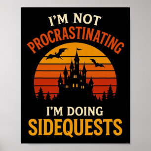 Poster Não estou procrastinando, estou fazendo o relatóri