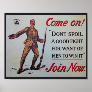 Pôster Não estrague uma boa luta WW1