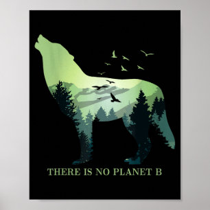 Poster Não Existe Planeta B Dia da Terra Design Reserva N