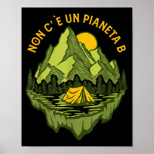 Poster Não Existe Planeta B Mãe Terra Proteção Ambiental
