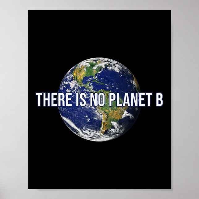 Poster Não Existe Proteção Climática Do Planeta B (Frente)