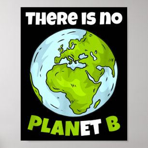 Poster Não Existe um Planeta B Ambientalismo Ambiental