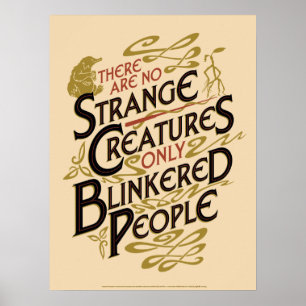 Poster Não Existem Criaturas Estranhas