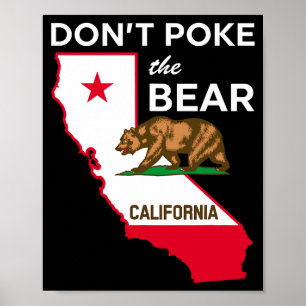 Poster Não Faça O Urso Projeto República Califórnia