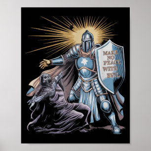 Poster Não Faça Pacto Com O Mal Arcanjo Miguel Jesus Vá