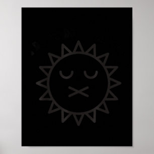 Poster Não faço manhãs Ilustração