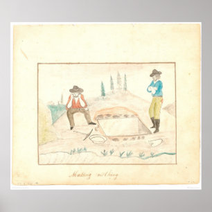 Poster Não fazendo nada (1602A)