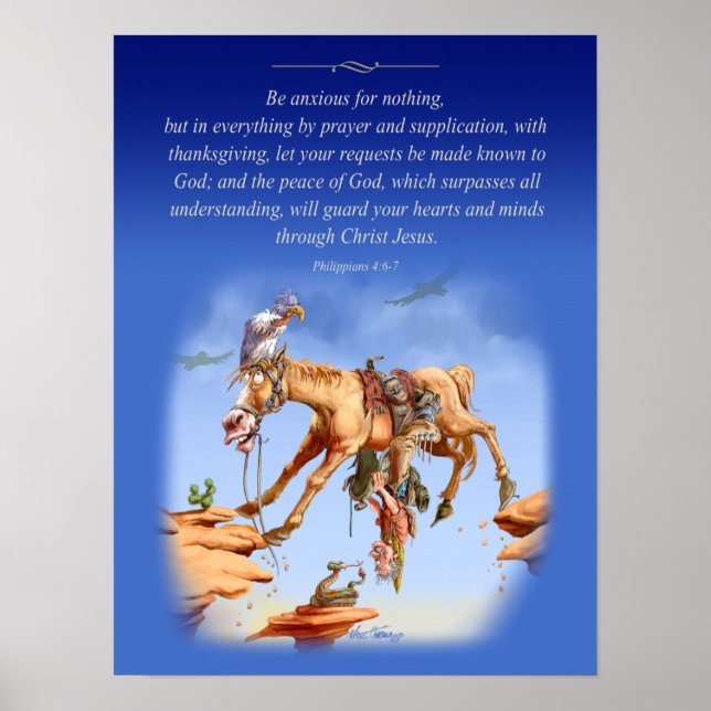 Pôster Não fique ansioso (Frente)