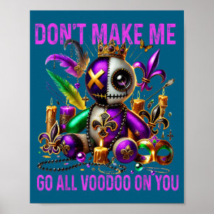 Poster Não Fique Todo Voodoo Sombrio