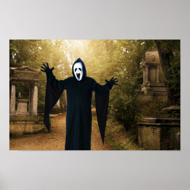 Poster Não grite ....FUJA. (Frente)