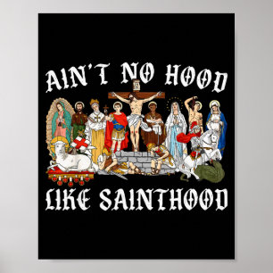 Poster Não Há Bairro Como a Fé Católica da Santidade Cris