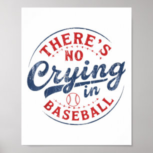 Poster Não Há Choro Na Base Do Dia De Jogo Engraçado De B