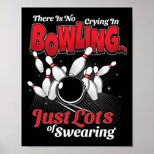 Poster Não Há Choro No Boliche Só Muitos Juramentos Diver