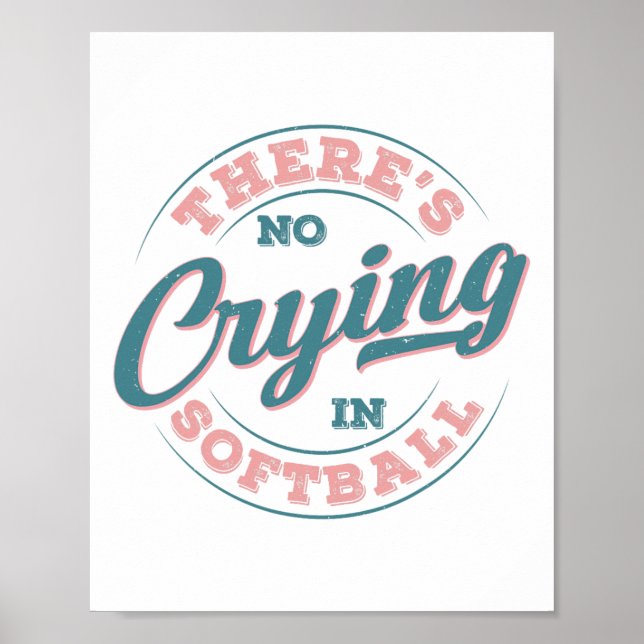 Poster Não Há Choro No Jogo Divertido de Softll  (Frente)