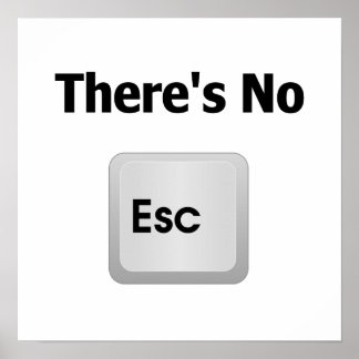 Pôster Não há escapatória