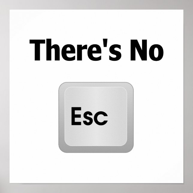 Pôster Não há escapatória (Frente)