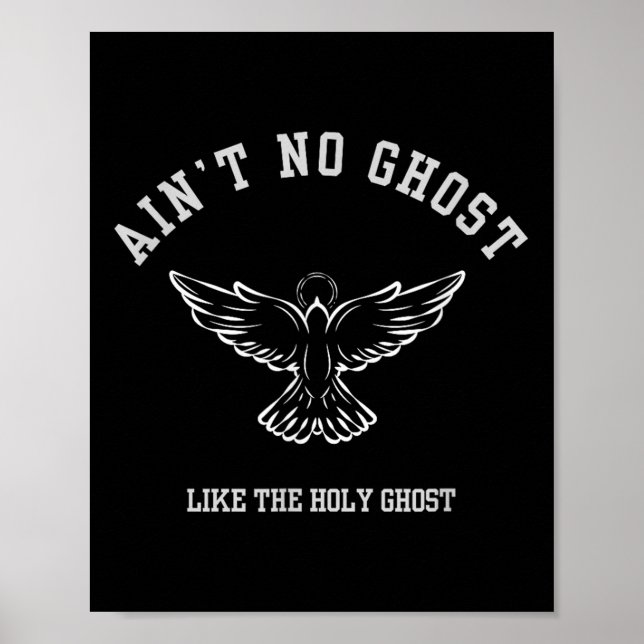 Poster Não Há Fantasma Como O Espírito Santo - Christian  (Frente)