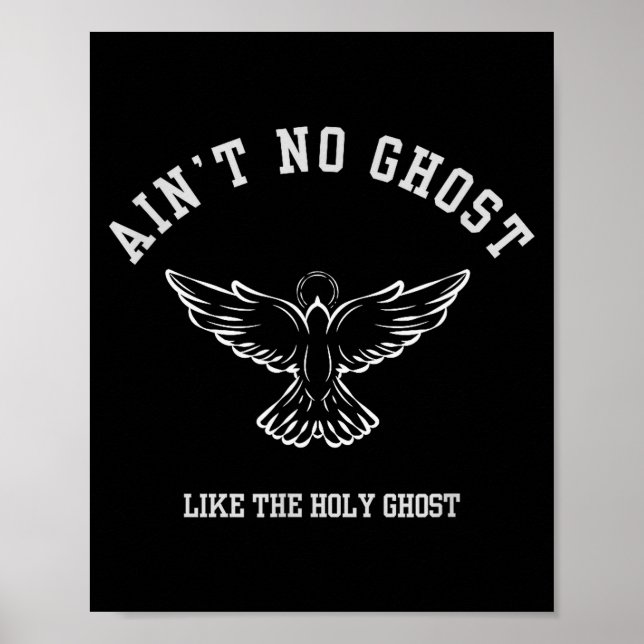 Poster Não Há Fantasma Como O Espírito Santo - Christian  (Frente)