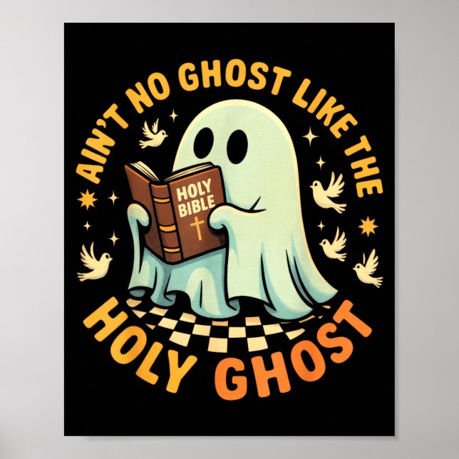 Poster Não Há Fantasma Como O Espírito Santo Piada De Fé  (Frente)