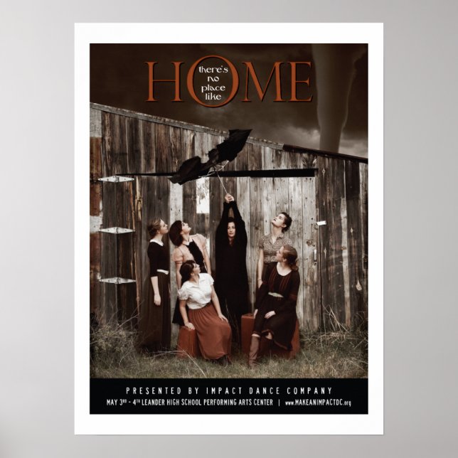 Poster Não há lugar como casa (Frente)