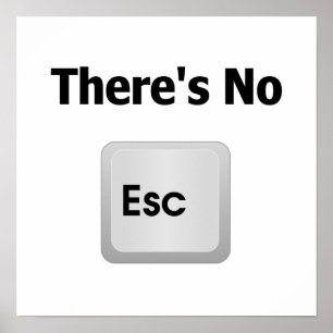 Pôster Não há nenhum escape