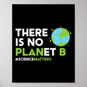 Poster Não Há Planeta B Camisa Sensibilização Para O Dia 