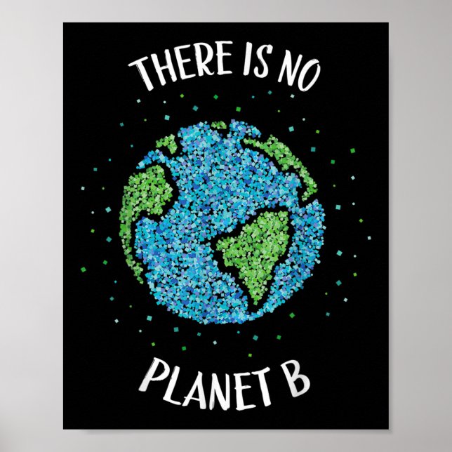 Poster Não Há Planeta B Clima Ambiental Terra C (Frente)