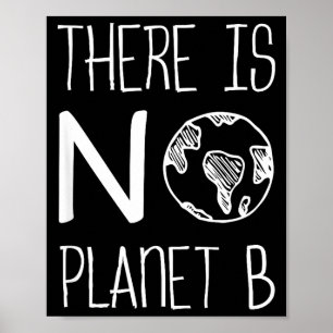 Poster Não Há Planeta B, Consciência Ambiental, Agir