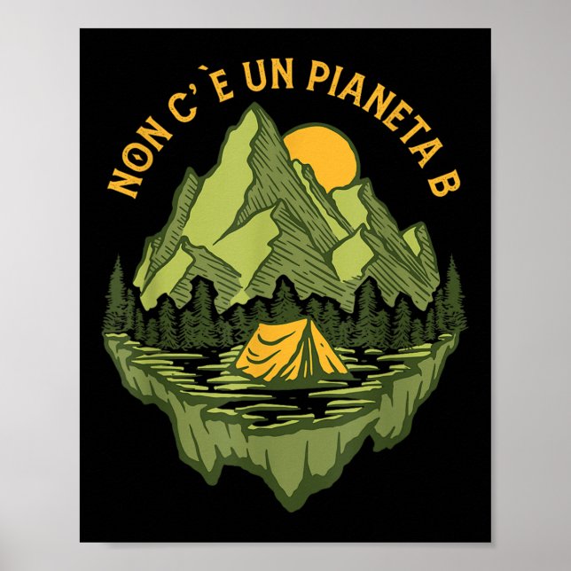 Poster Não Há Planeta B Mãe Terra Ambiental (Frente)