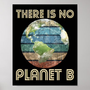 Poster Não Há Planeta B - Proteção Ambiental Ea