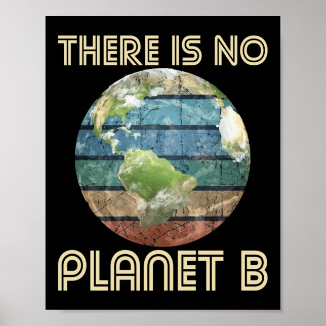 Poster Não Há Planeta B - Proteção Ambiental Ea (Frente)