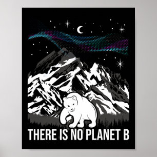 Poster Não Há Planeta B - Proteção Ambiental Ea