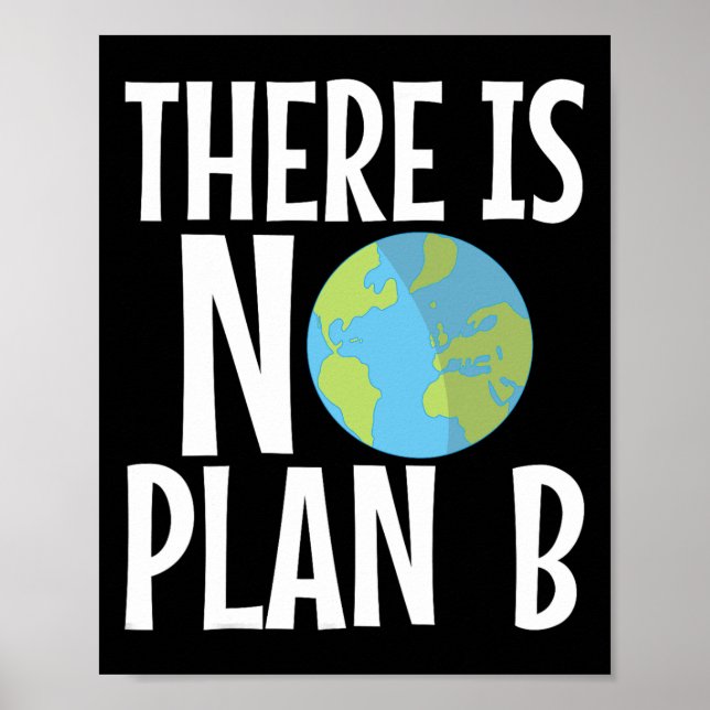 Poster Não Há Plano B Dia da Terra (Frente)